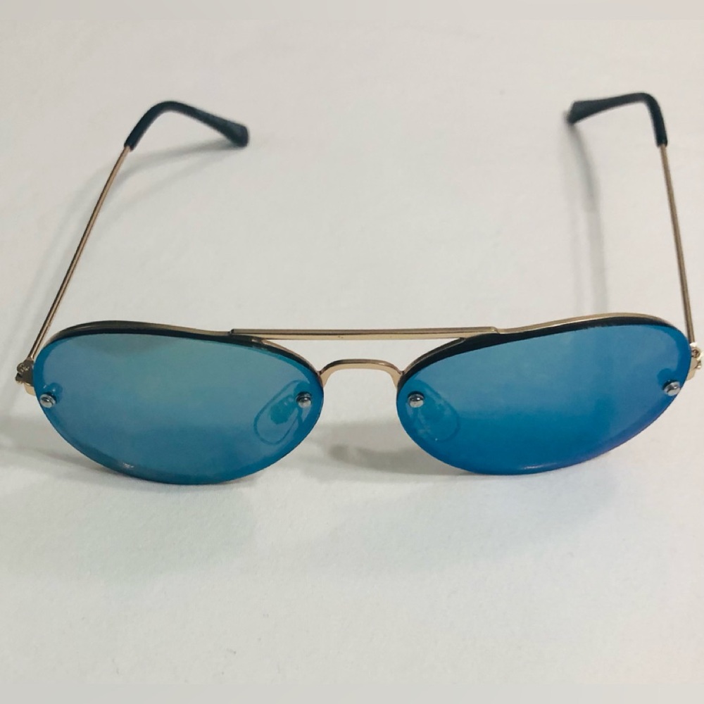 Boy’s Aviator sunglasses  UV-protected blue . 32mmX32mm